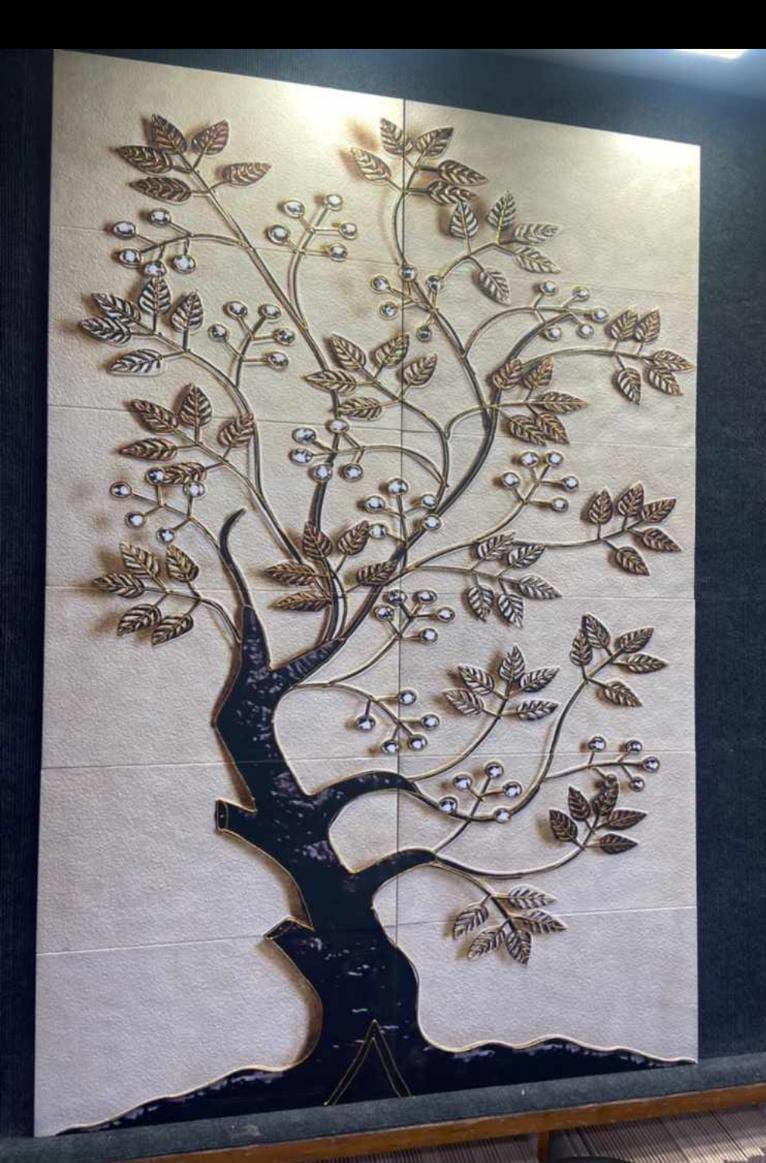 Customized Buddha Poster Wall Tile (3x4 Feet, Matt, 4Pcs)